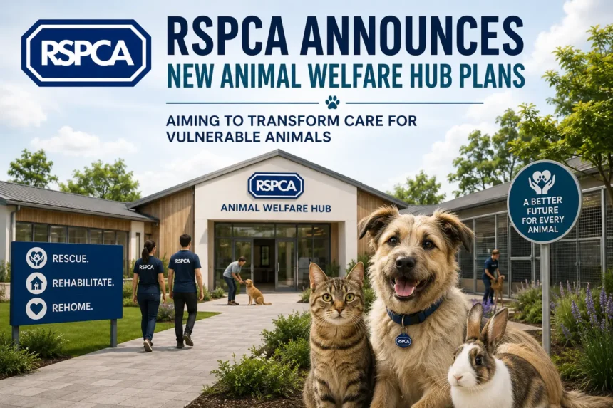 RSPCA Announces New Animal Welfare Hub Plans, Aiming to Transform Care for Vulnerable Animals