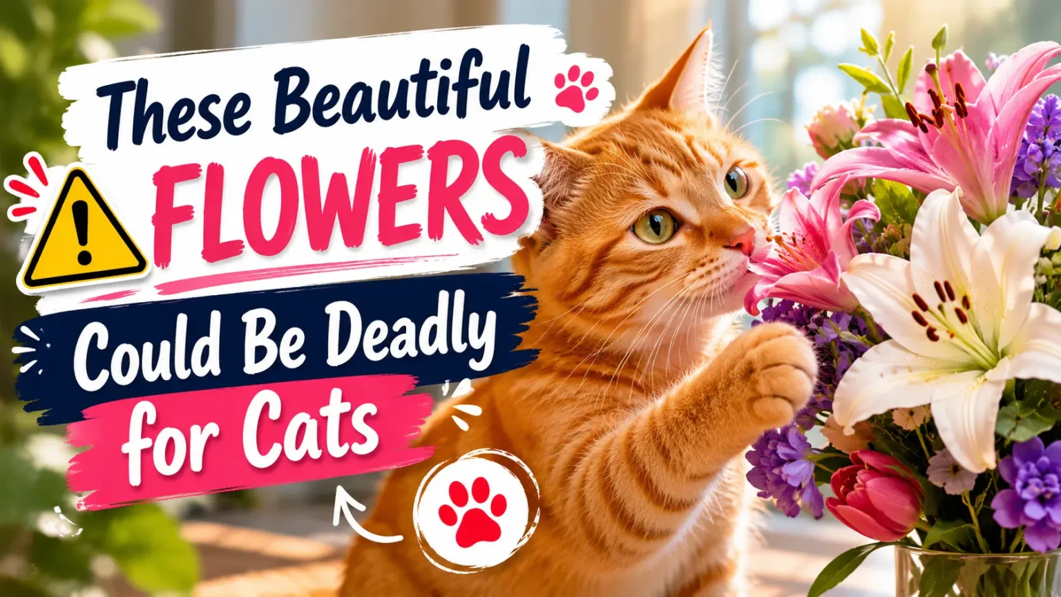 These Beautiful Flowers Could Be Deadly for Cats: Common Bouquets That May Put Your Feline at Risk