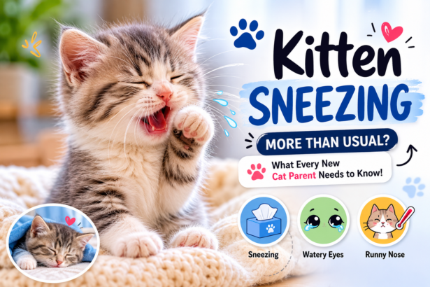 Is Your Kitten Sneezing More Than Usual? Here's What Every New Cat Parent Needs to Know