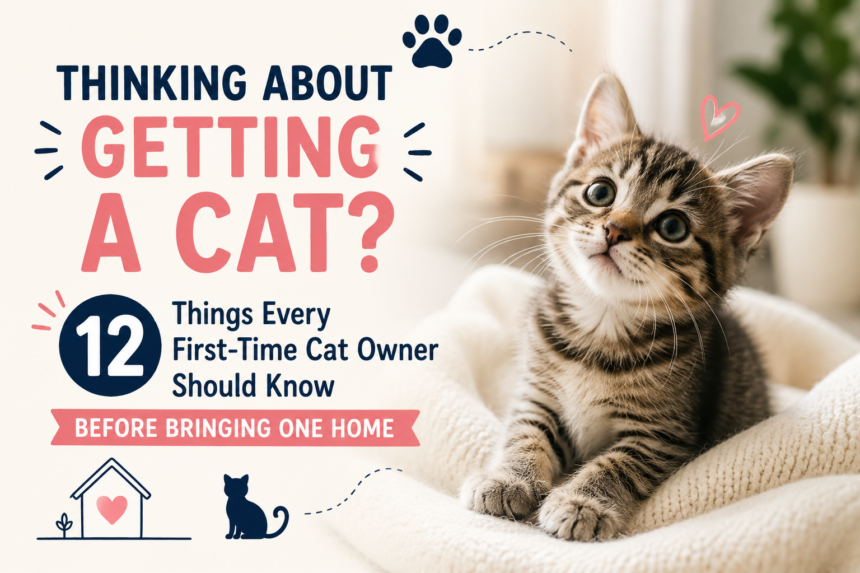 Thinking About Getting a Cat? 12 Things Every First-Time Cat Owner Should Know Before Bringing One Home