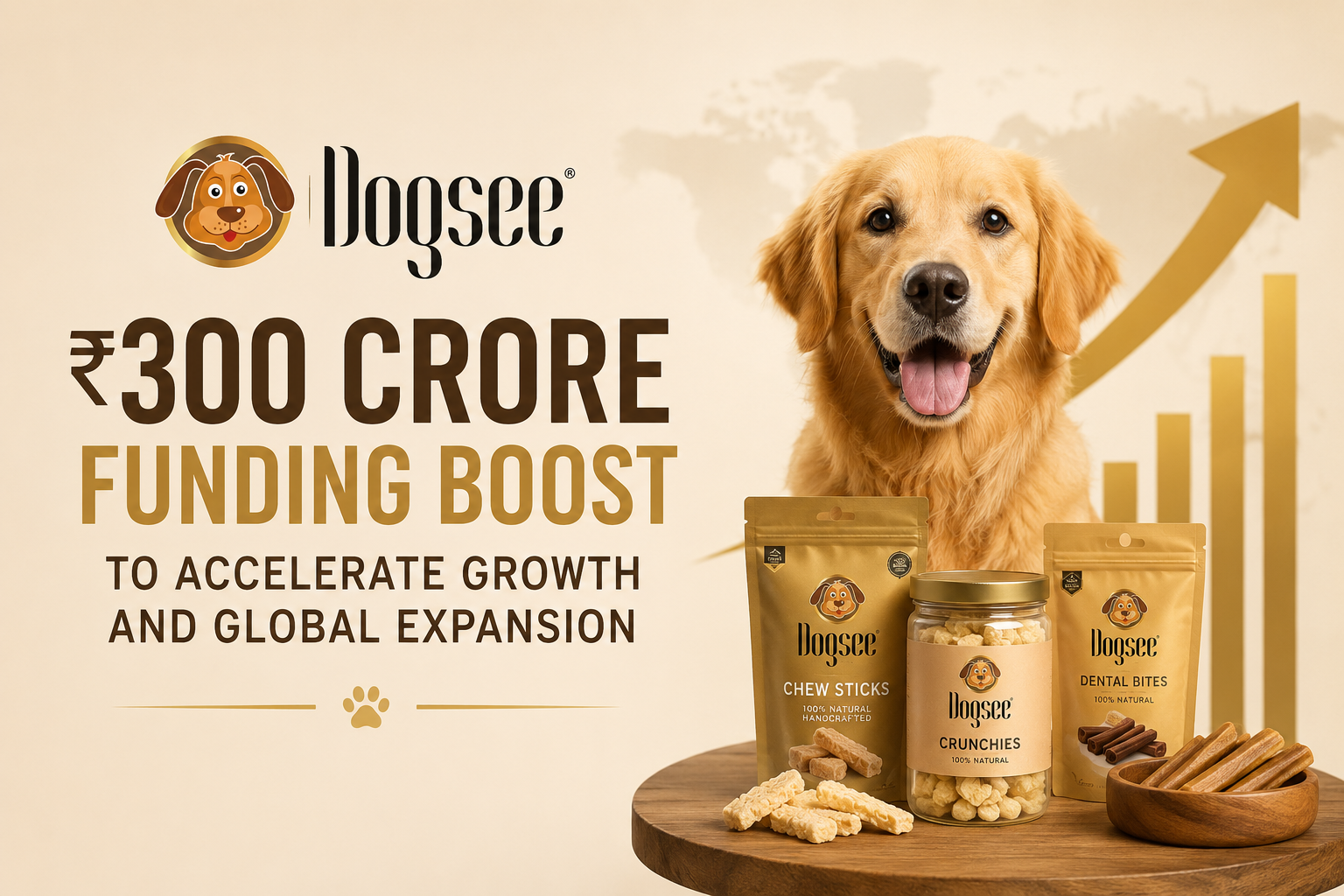 Indian Pet Brand Dogsee Secures ₹300 Crore Funding Boost to Accelerate Growth and Global Expansion