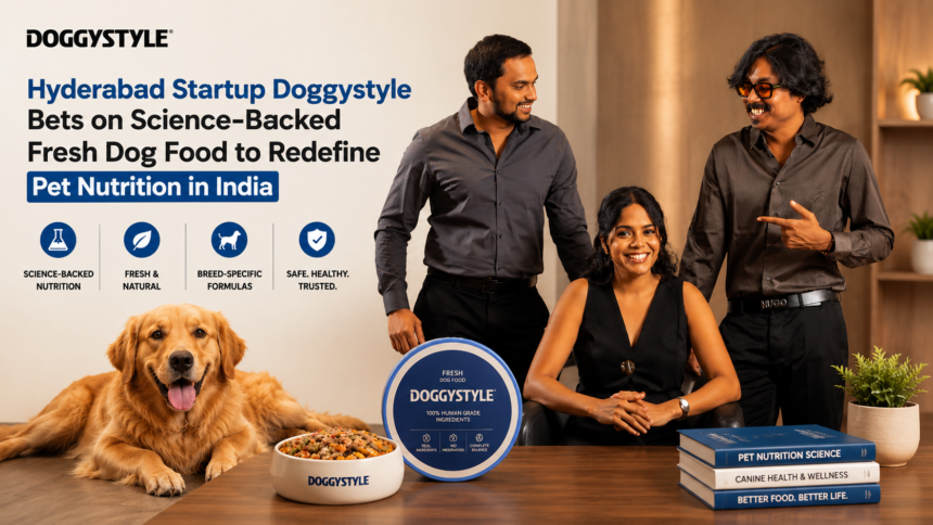 Hyderabad Startup Doggystyle Bets on Science-Backed Fresh Dog Food to Redefine Pet Nutrition in India