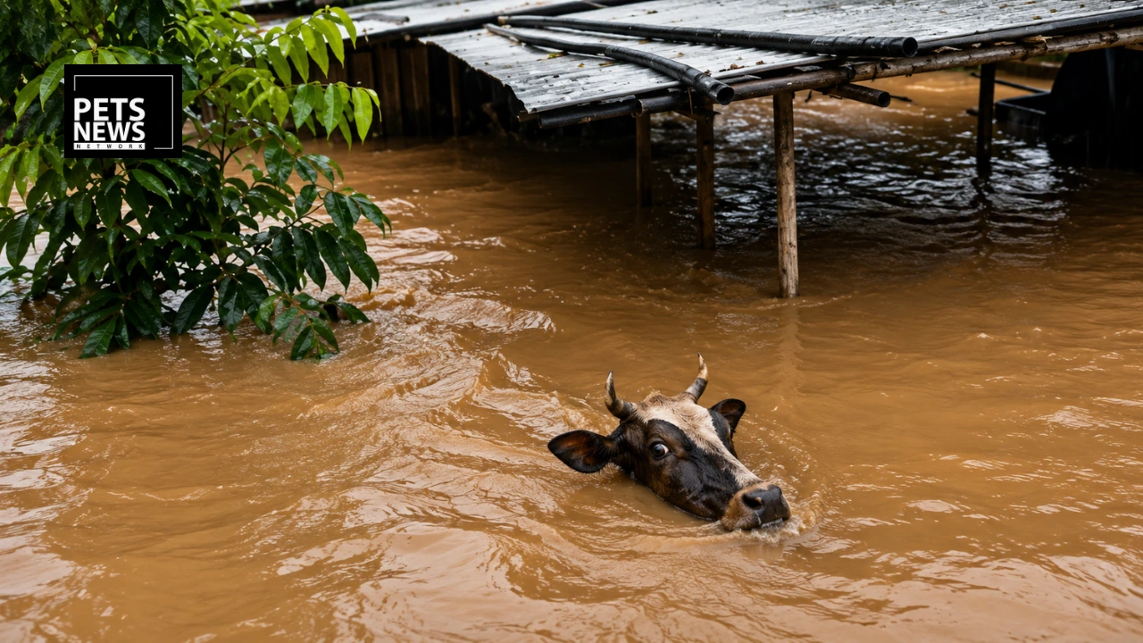 Assam Floods Sweep Away 540 Animals in a Single Day as Livestock Toll Nears 1.4 Lakh