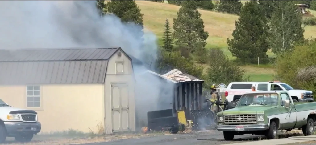 Heroic Firefighters Save Family Pets as Moscow House Fire Injures Two First Responders